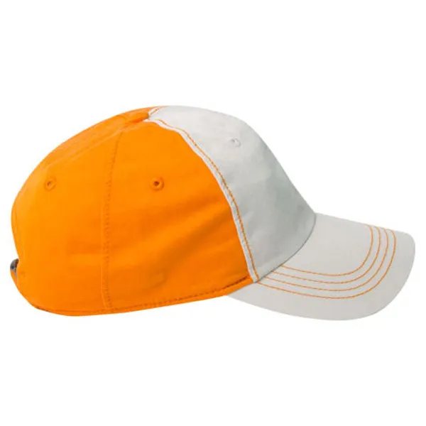 AHEAD Chalk/University Tennessee Orange Collegiate Washed 2-Tone Cap