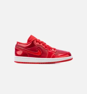 Air Jordan 1 Low SE Pomegranate Womens Lifestyle Shoe - Red