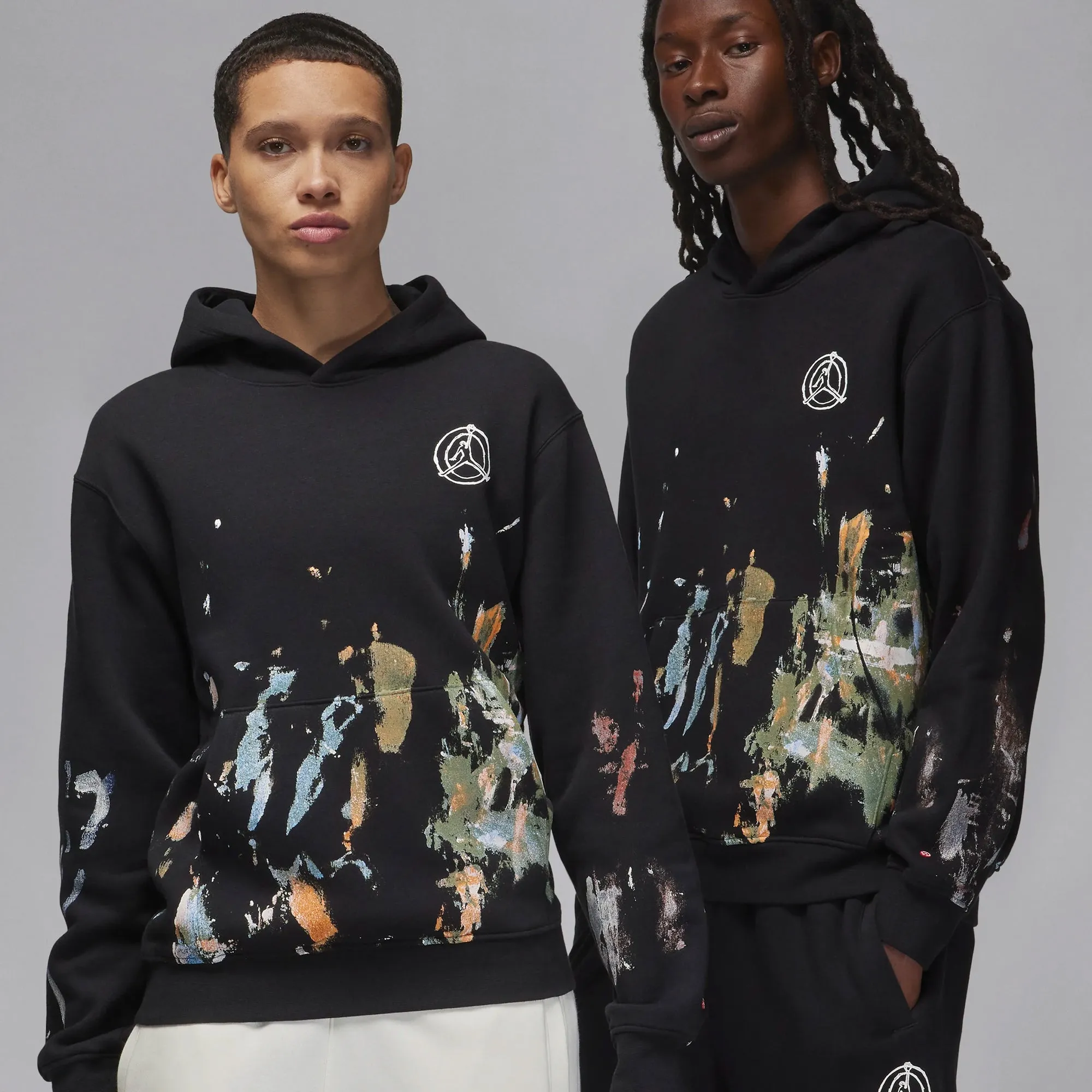 Air Jordan Mens Artist Series By Jammie Holmes Pullover Hoodie