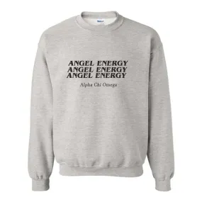 Alpha Chi Omega Angel Energy Crewneck