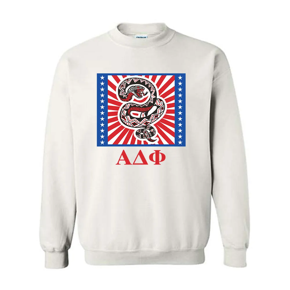 Alpha Delta Phi American Snake Crewneck Sweatshirt