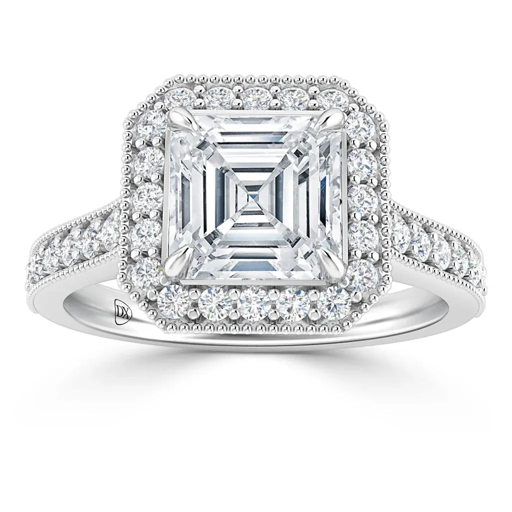 Angelica - Platinum - Asscher