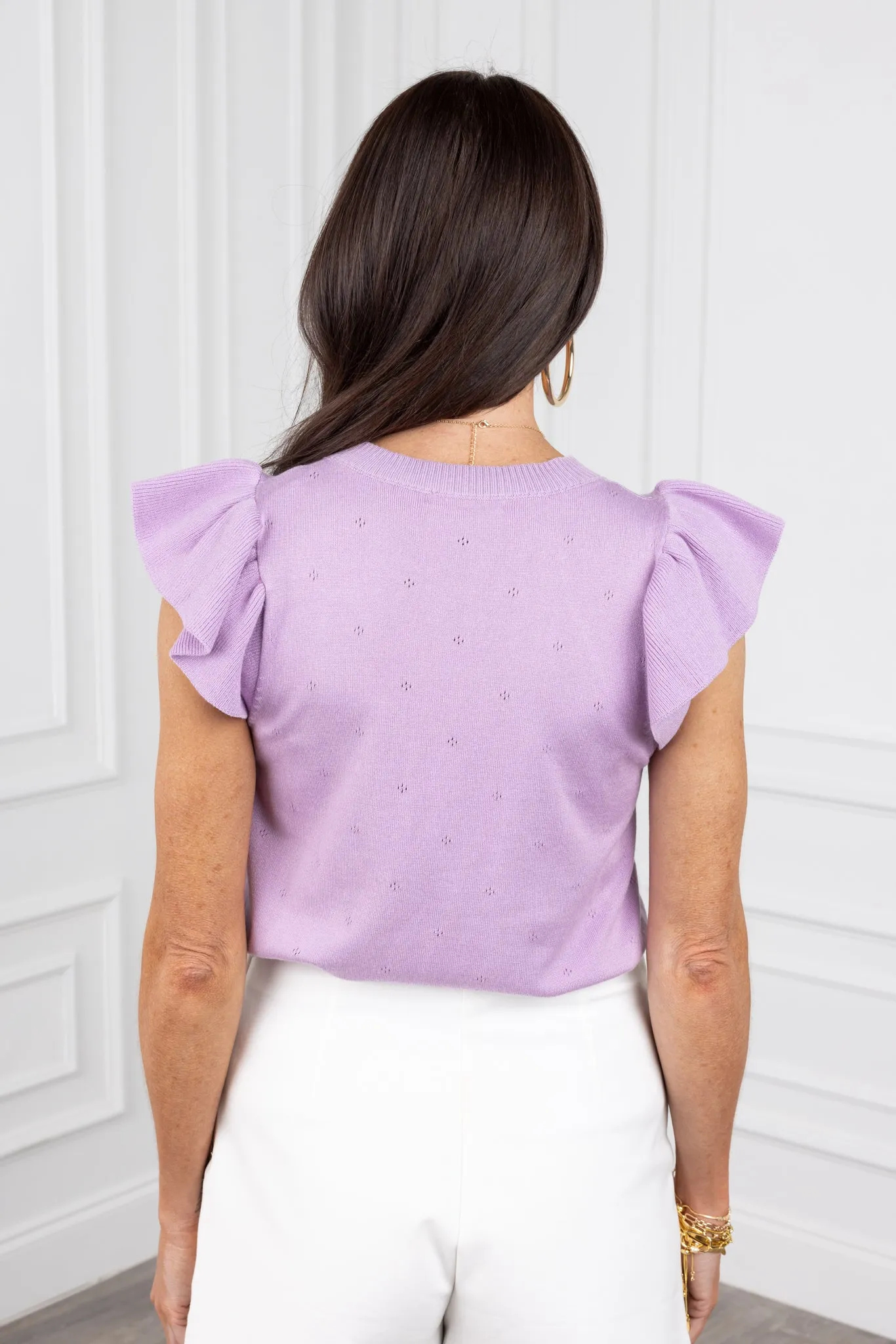 Anita Sweater- Lilac