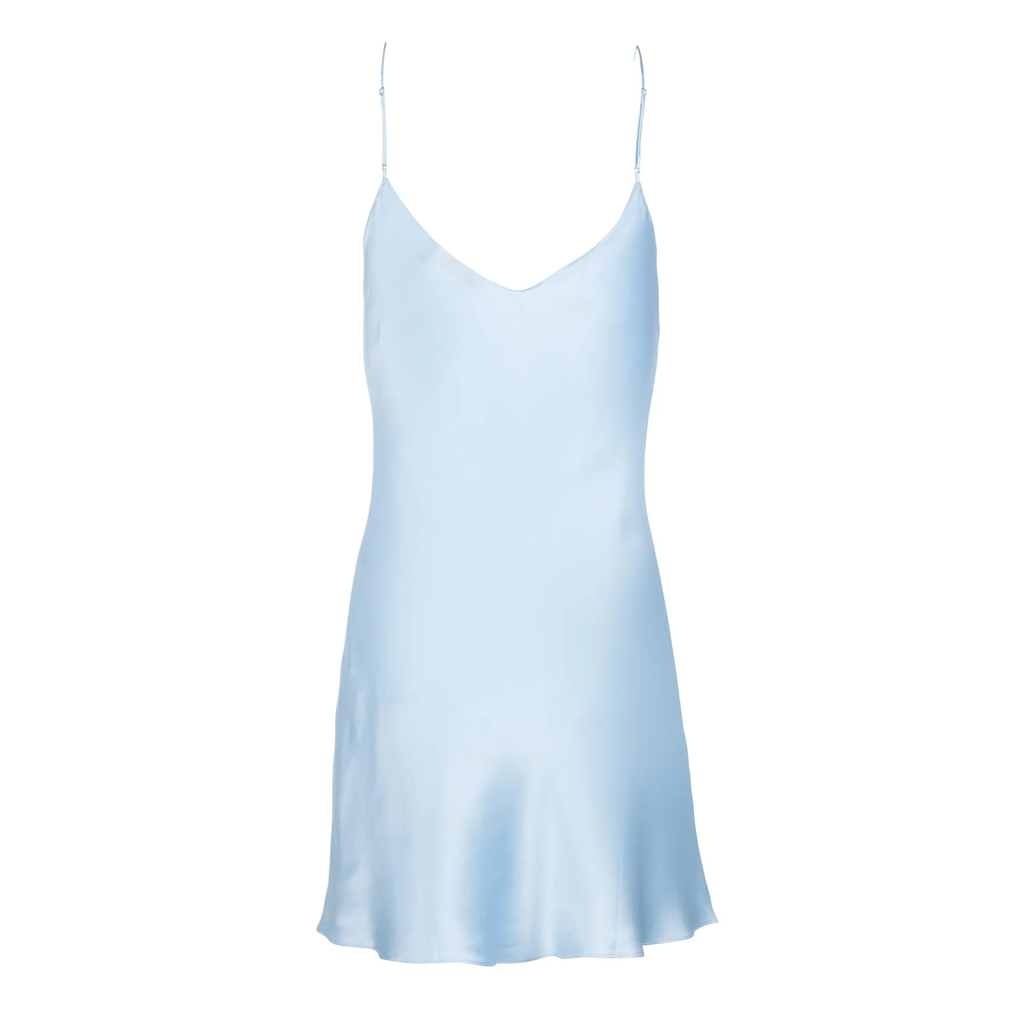 Baby Blue Mini Slip Dress