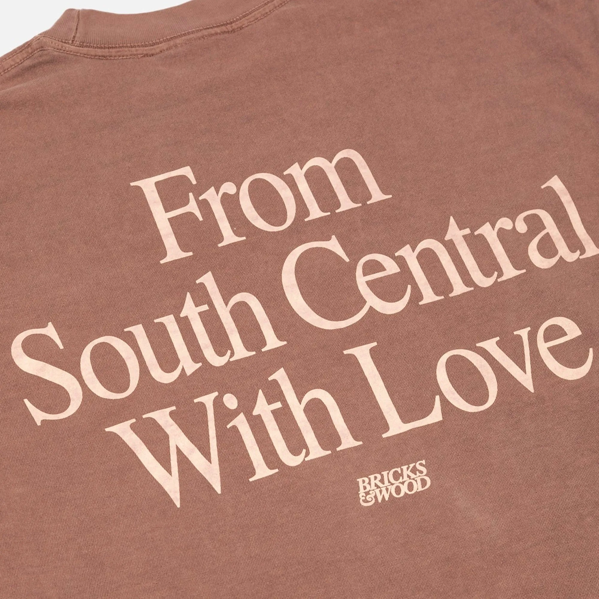 Bricks & Wood Mens From South Central W/ Love SS Tee