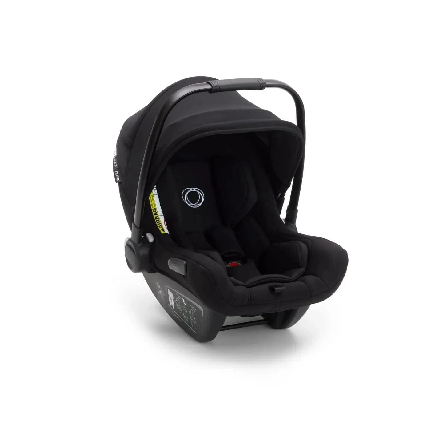 Bugaboo Fox 5, Nuna Turtle and Base Travel System - Black/Midnight Black/Morning Pink