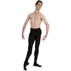 Capezio Men's Footed Tights with Back Seams