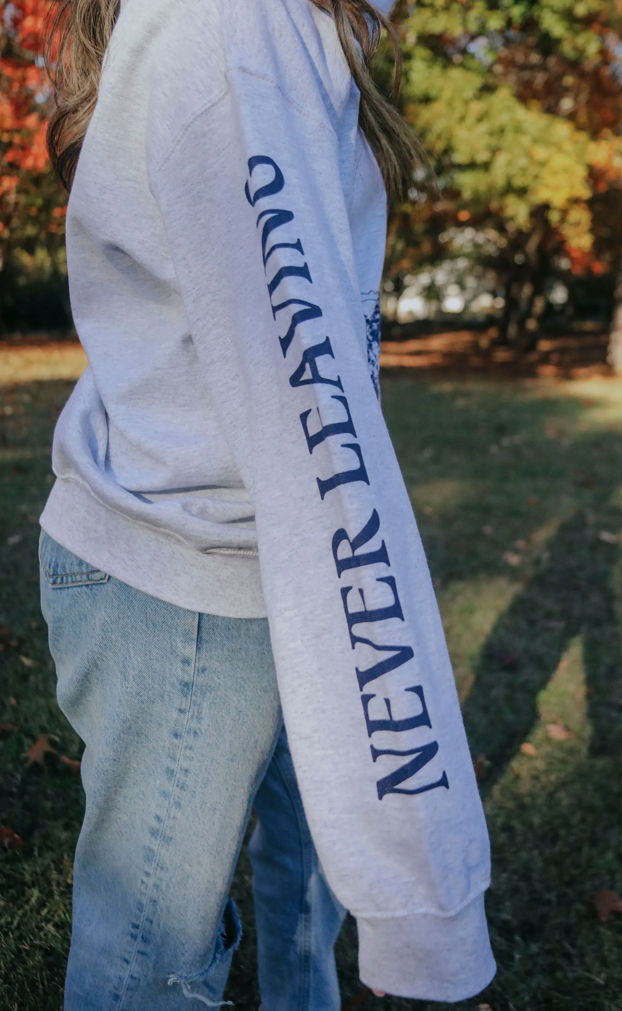 charlie southern: never leaving sweatshirt