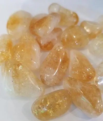 Citrine - Tumbled Large Brazil / Money, Creativity, Personal Power