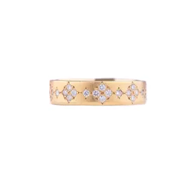 Diamond Memories 18 Kt Gold Band by Adel Chefridi