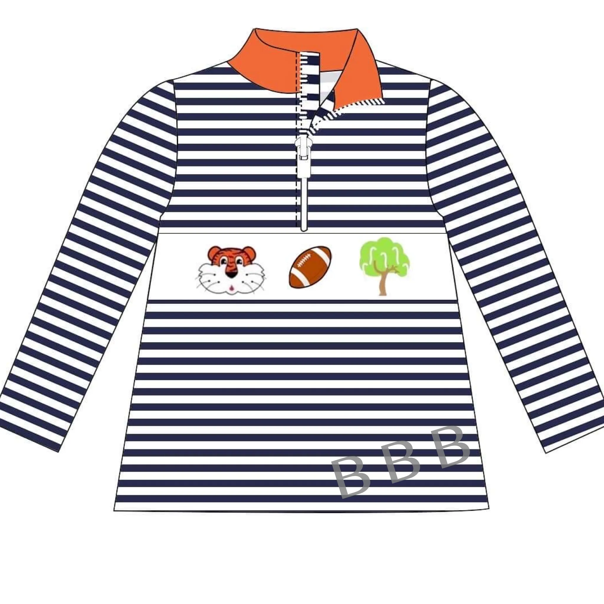 Go Tigers (Blue   Orange) Pullovers - IN STOCK