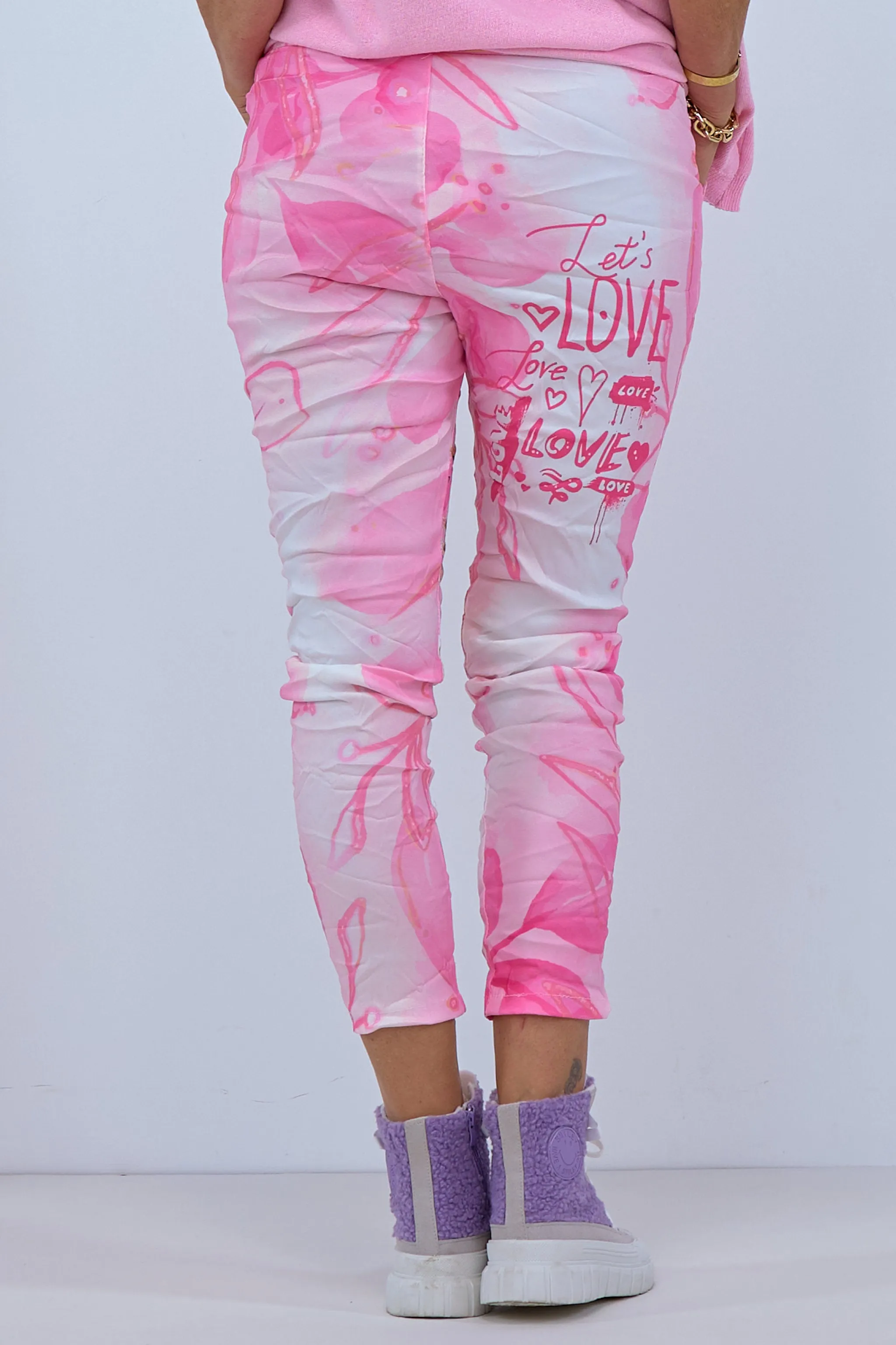 Hose Let's Love, pink-bunt