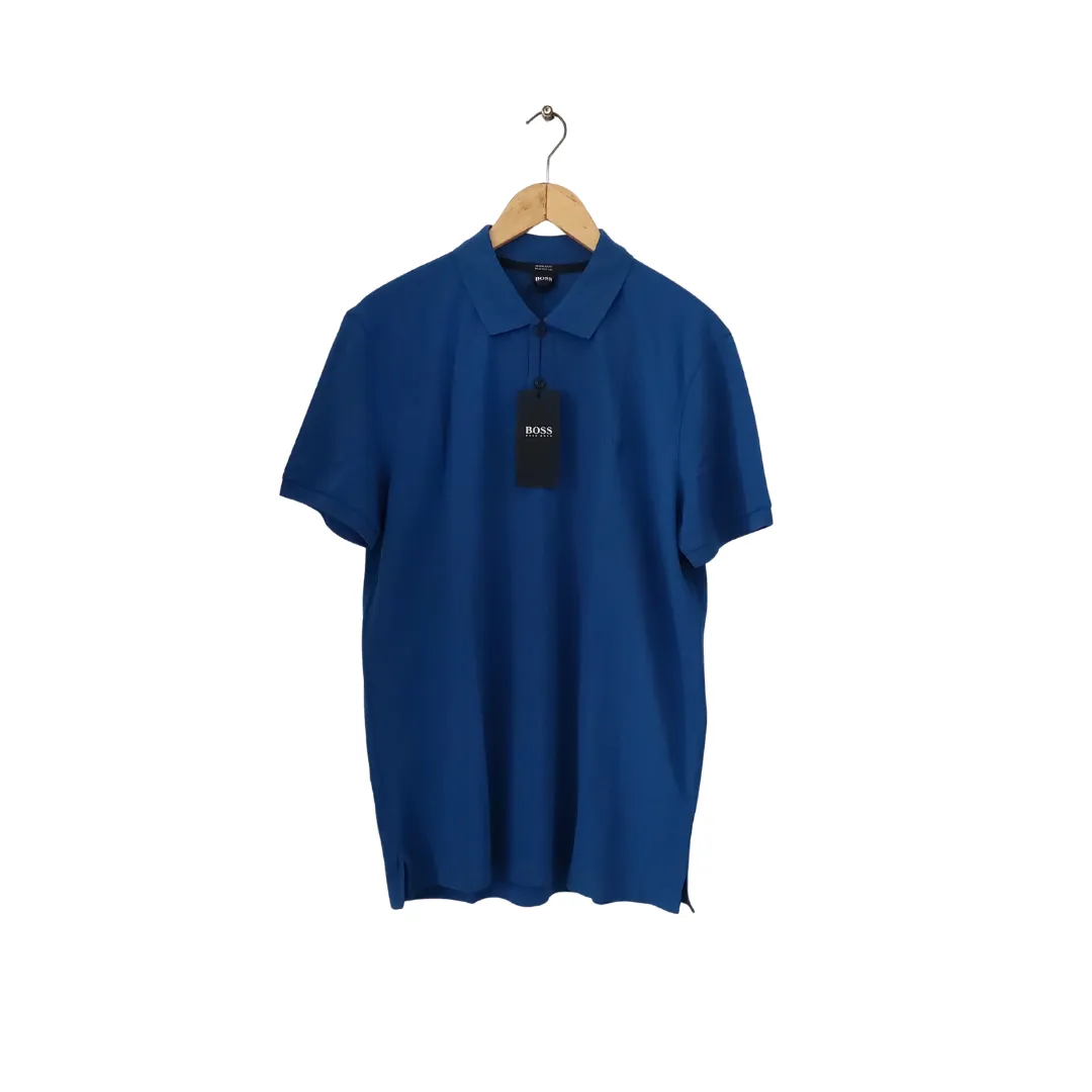 Hugo Boss Blue Men's Polo Shirt | Brand New |