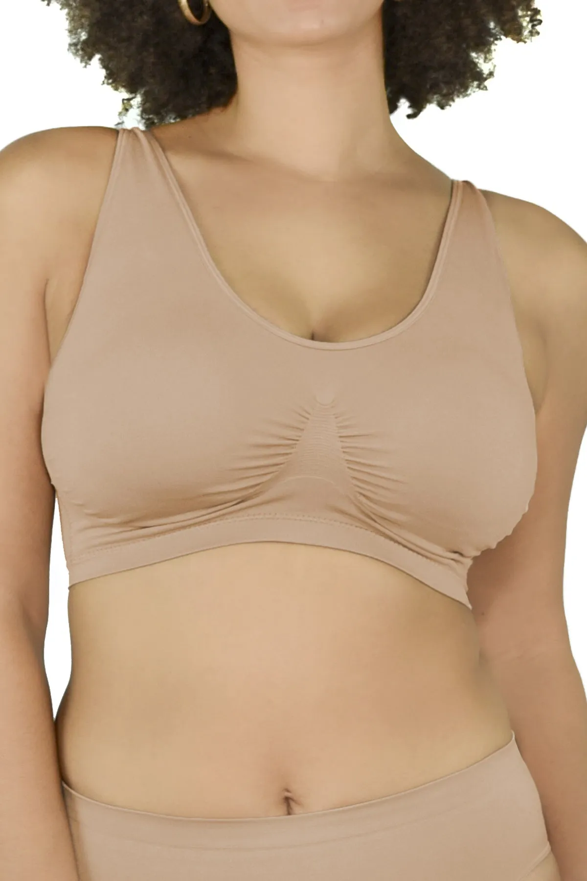 Jacquard Ahh Bra® with Padded Adjustable Straps