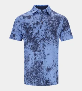 MARBLE POLO - BLUE