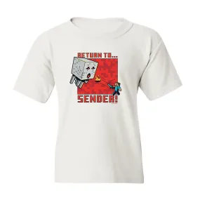 Minecraft Jolly Mobs Return to Sender Kids Short Sleeve T-Shirt