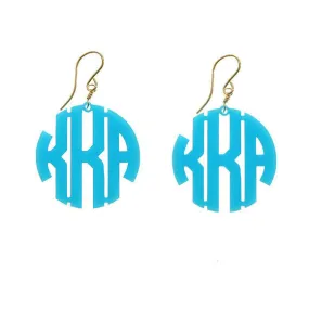 Nice Monogram Earrings (WS)