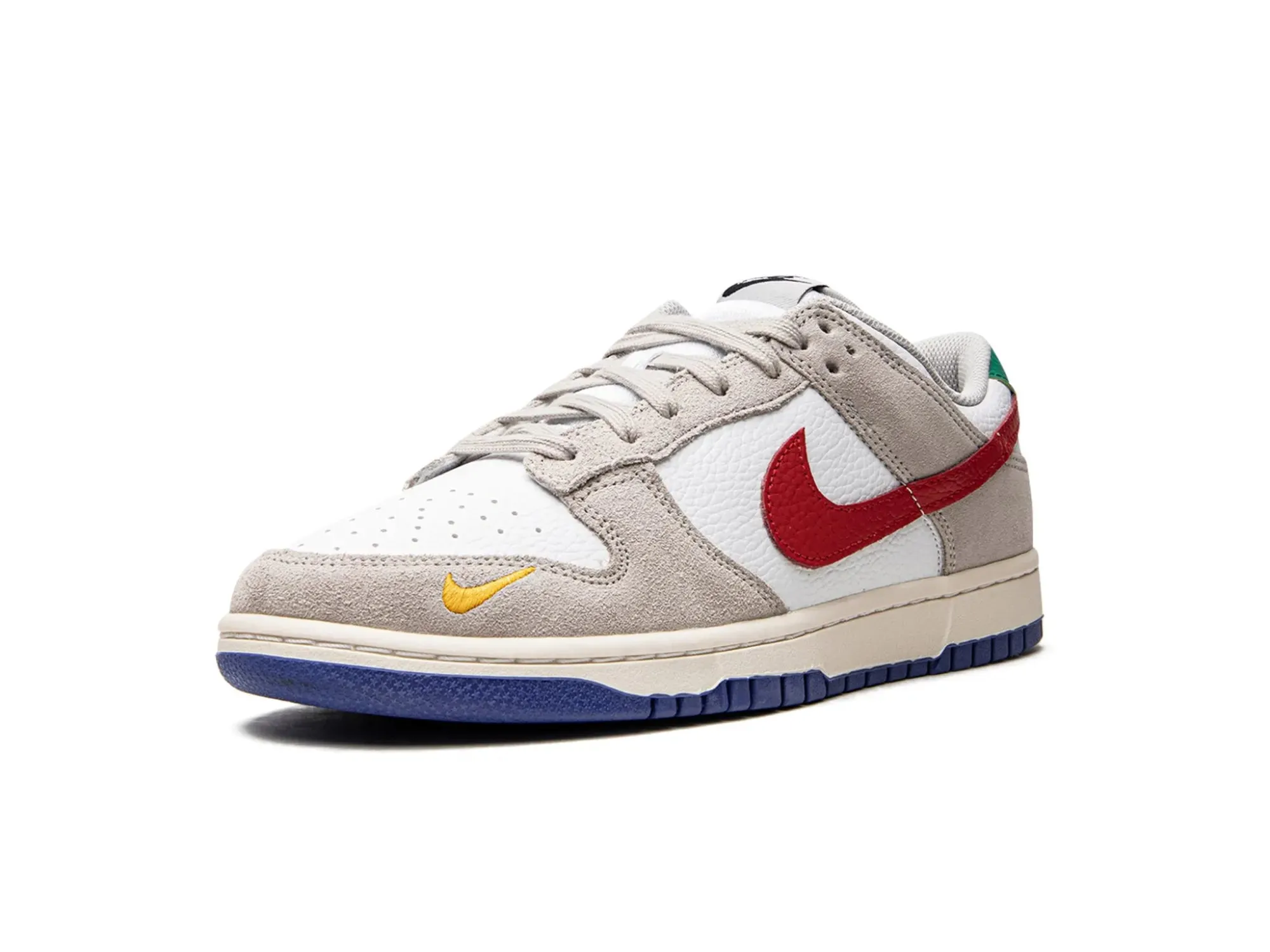 Nike Dunk Low "Light Iron Ore Red Blue"