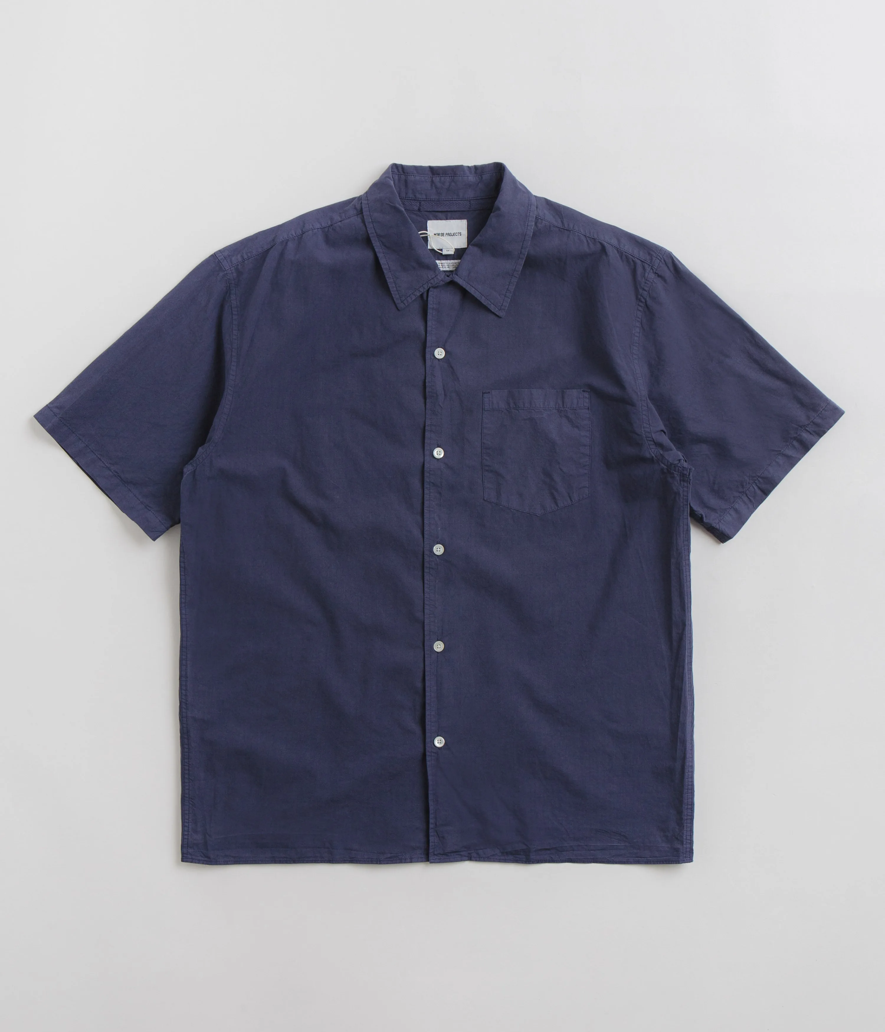 Norse Projects Carsten Tencel Shirt - Calcite Blue