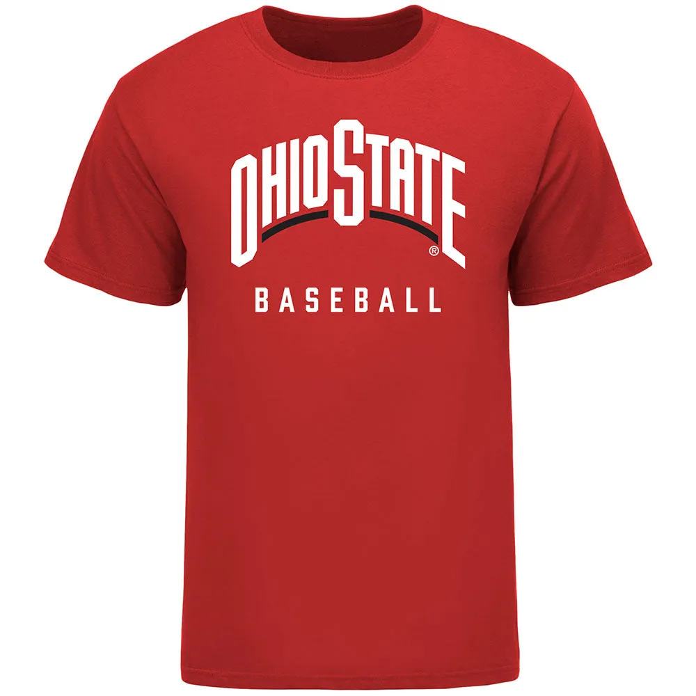 Ohio State Buckeyes Baseball Scarlet T-Shirt