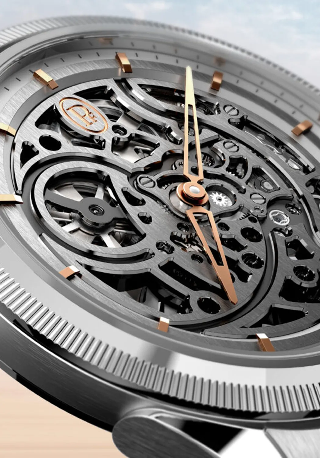 Parmigiani Fleurier Tonda PF Skeleton Steel Platinum Graphite