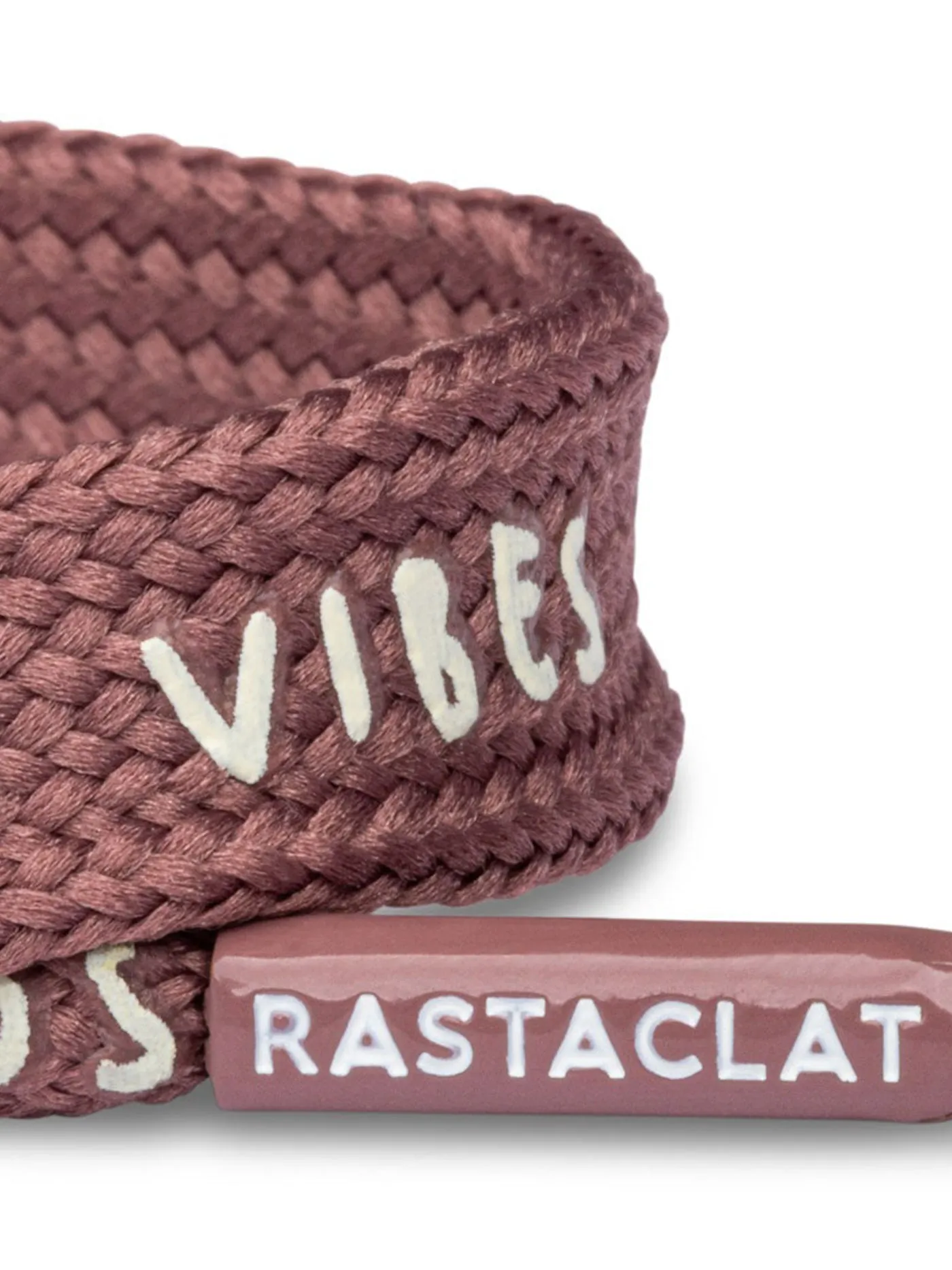 Positive Vibes Single Lace Mauve Bracelet