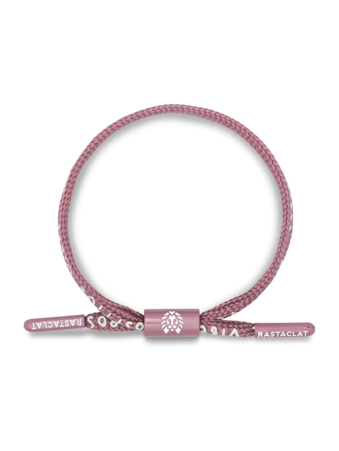 Positive Vibes Single Lace Mauve Bracelet