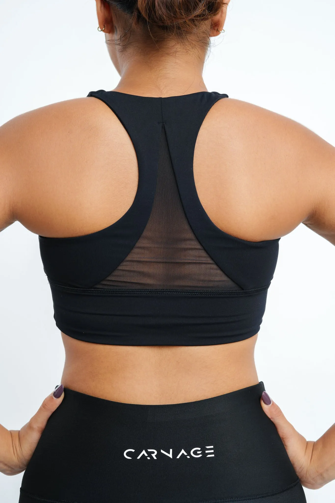 Power Mesh Racer Back Bra