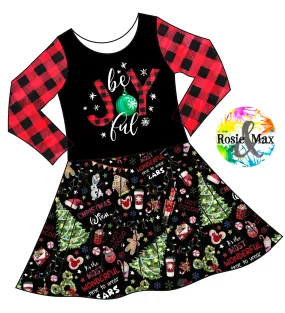 PREORDER -Christmas Wish - Joy  -Isla Dress-w/PANEL