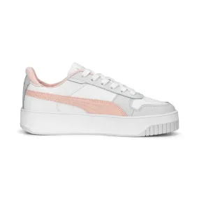 PUMA WOMEN'S CARINA STREET WHITE/ROSE SNEAKERS