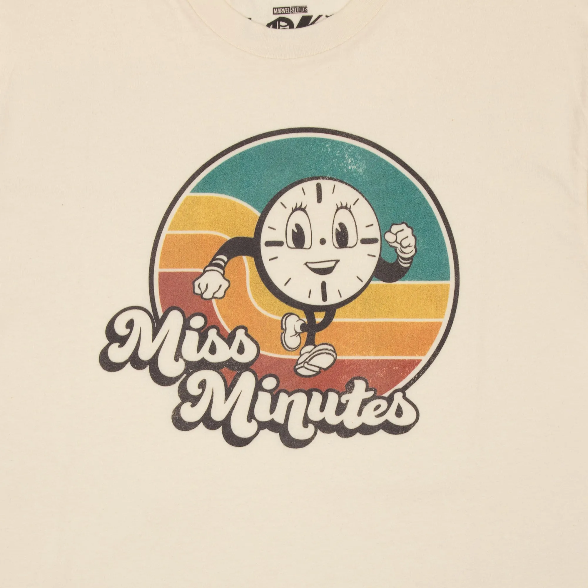 Retro Miss Minutes Natural Tee