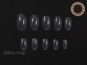 Round Short Full Cover False Nail Art Tips