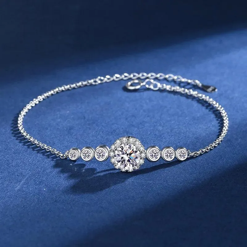 RSB-601 1.0 Carat Moissanite Diamond Bracelet