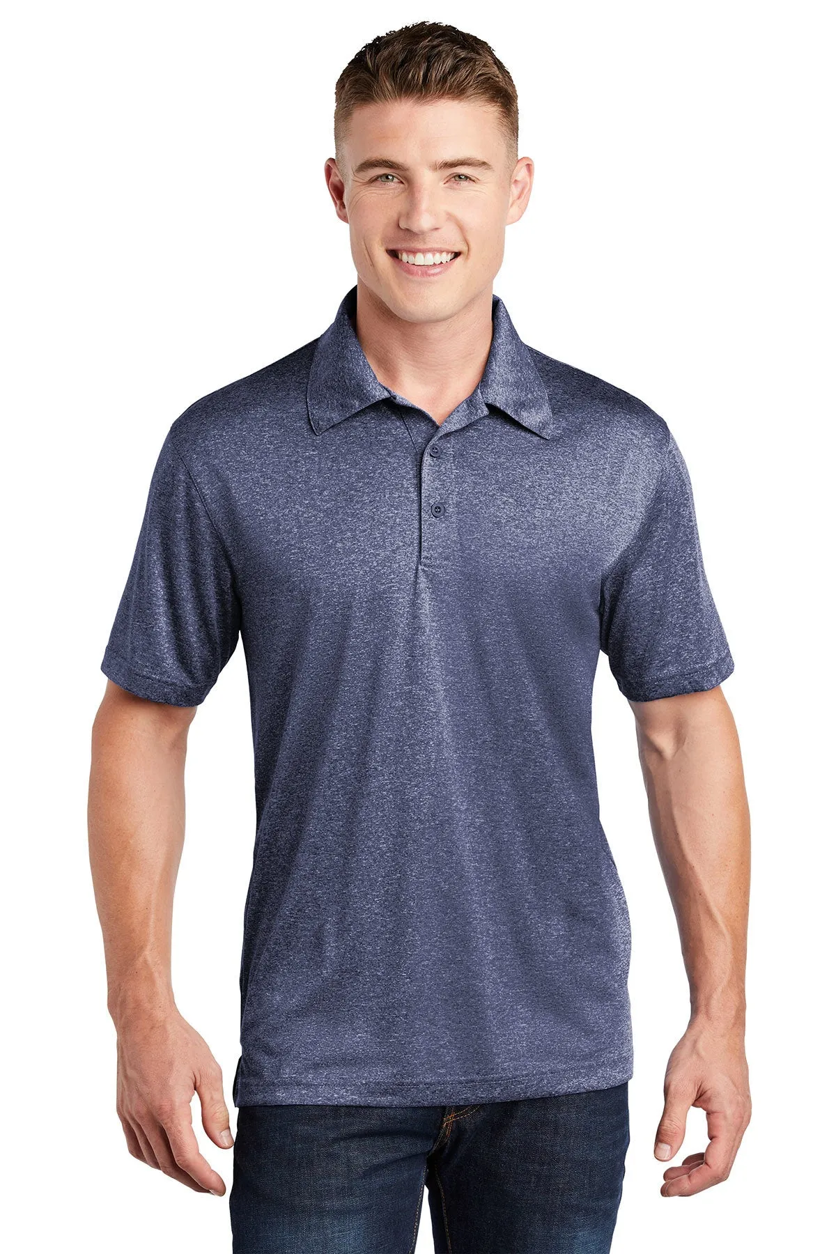 Sport-Tek ST660 Heather Contender Polo