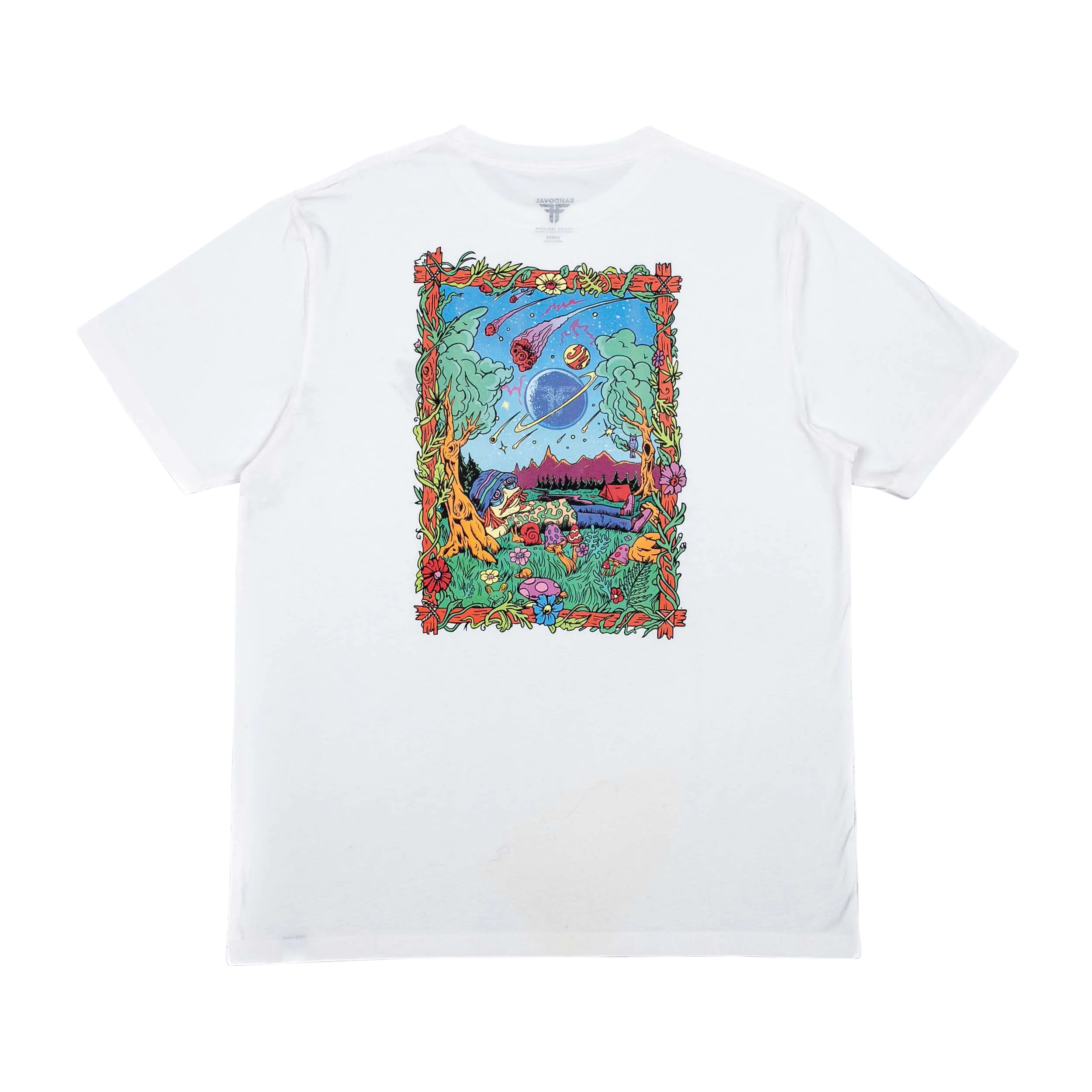 TRIPPY TREE TEE WHITE/BLUE TOMMY SANDOVAL