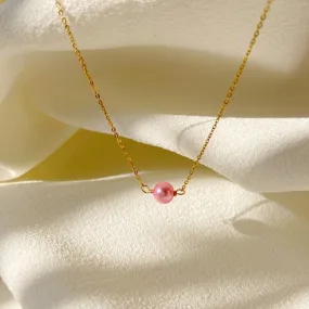 Venus Pearl Necklace Pink