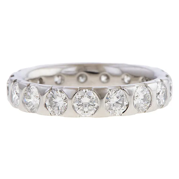 Vintage Diamond Eternity Band Ring